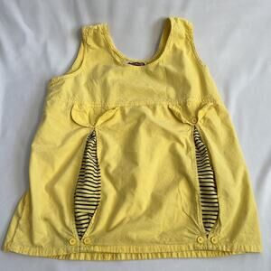 Style & Smile Tank Top Women Size S Yellow Cotton Sleeveless Shirt